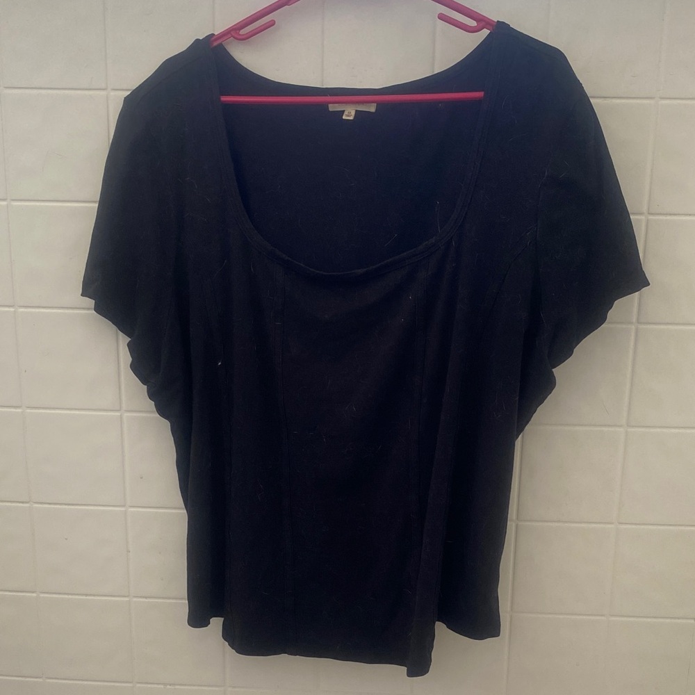 Ultra Flirt Black Women's Plus Size crop top preowned